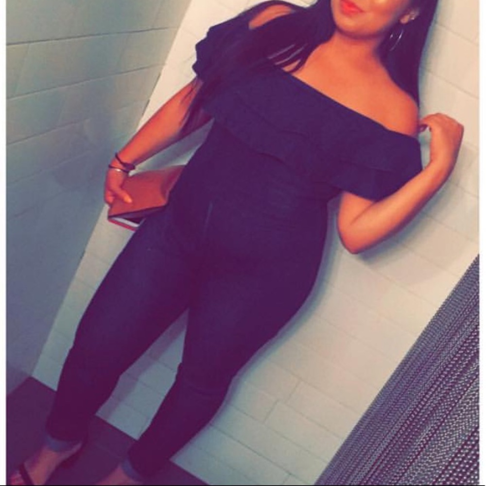 Fashion Nova denim jumpsuit